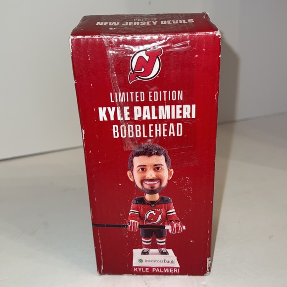 LIMITED EDITION KYLE PALMIERI  BOBBLE HEAD DEVILS - Picture 10 of 11
